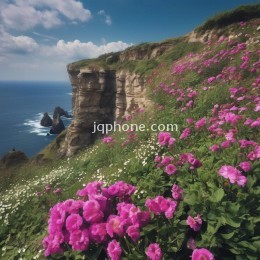 我们总是会羡慕开在悬崖边上的美丽花朵，那是因为花朵盛开的地方是我们无法到达的。